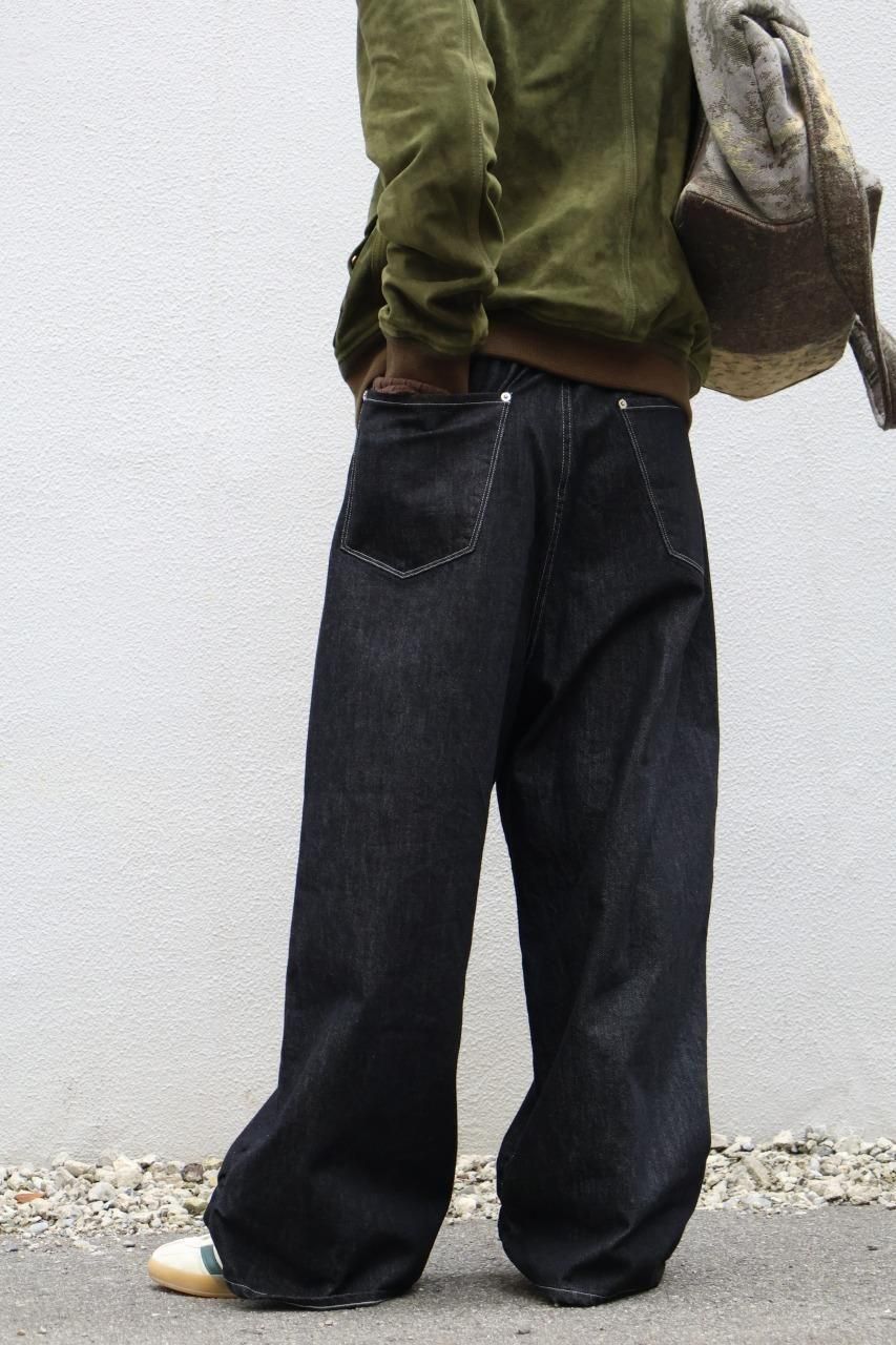 refomed fresh man デニムパンツ　ブラック refomed [ FRESH MAN DENIM WIDE PANTS by EDWIN 