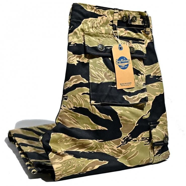 Buzz Rickson's GOLD TIGER STRIPE TROUSERS SHORT LENGTH(BR42502-119)