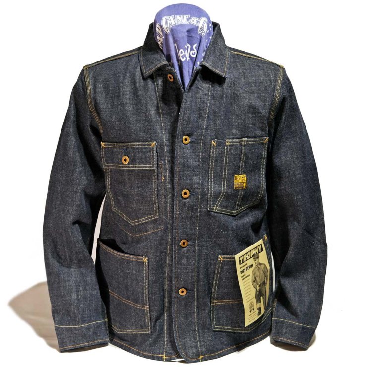 TROPHY CLOTHING 2604 DIRT DENIM COVERALL