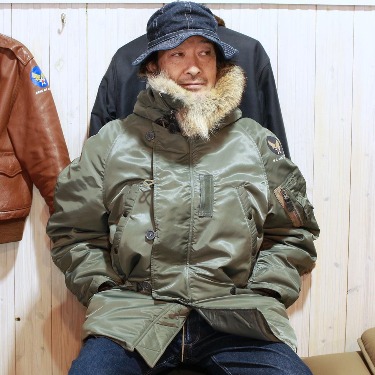 M品番】Buzz Rickson's くわ N-3B Lサイズ M品番】Buzz Rickson's くわ N-3B Lサイズ