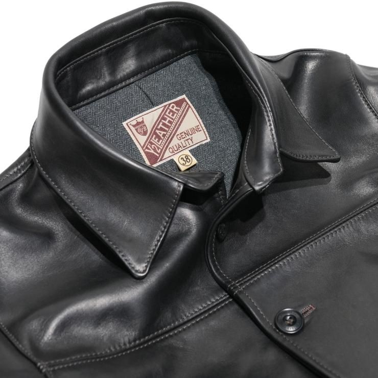 Y'2 LEATHER ECO HORSE 30’S CAR COAT Y'2 LEATHER ワイツーレザー【EC-76】【ECO HORSE 30'S CAR COAT