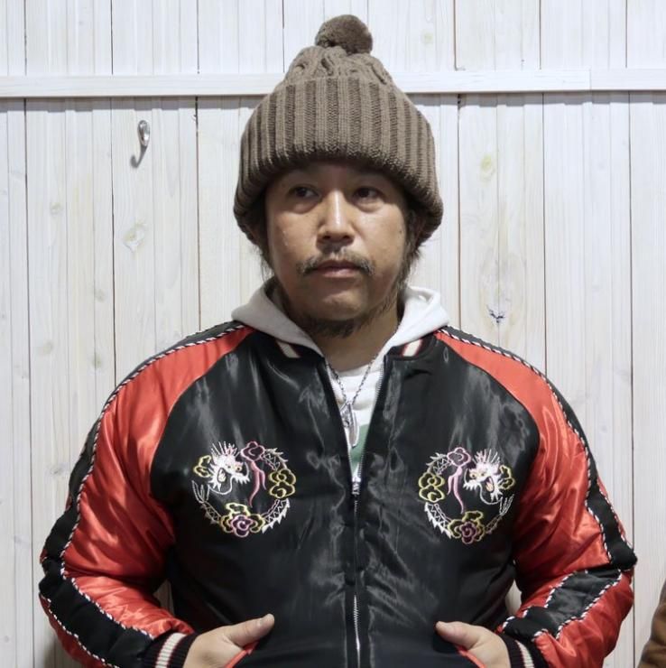 □THE H.W.DOG & CO.D-00987 BIG CABLE KNIT CAP