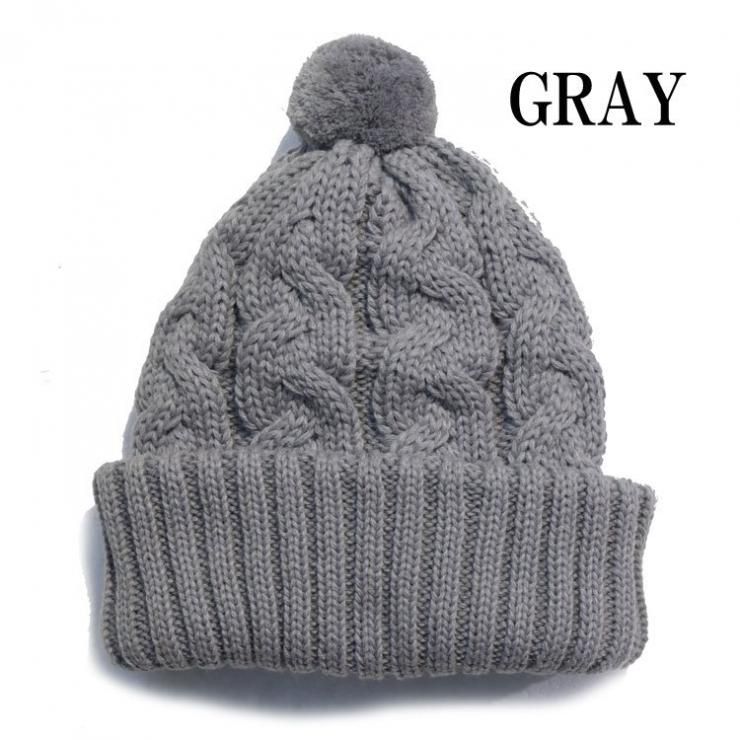 □THE H.W.DOG & CO.D-00987 BIG CABLE KNIT CAP