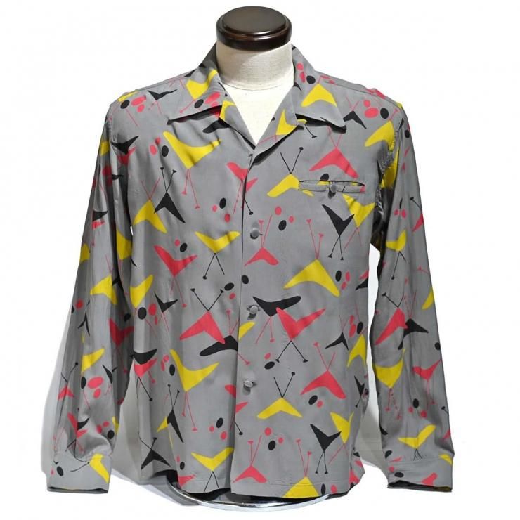 Star Of Hollywood / RAYON OPEN COLLAR SHIRT 
