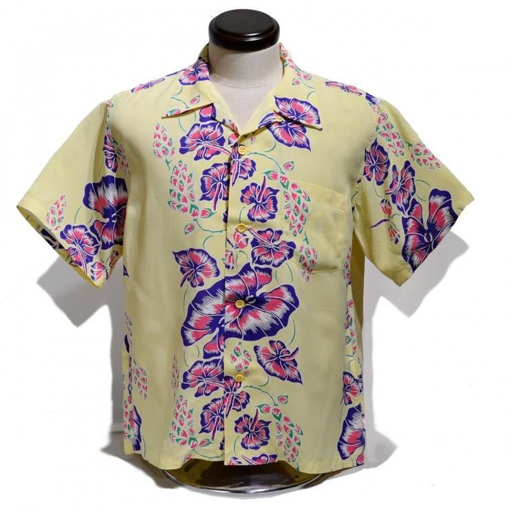□SUN SURF RAYON HAWAIIAN SHIRT 