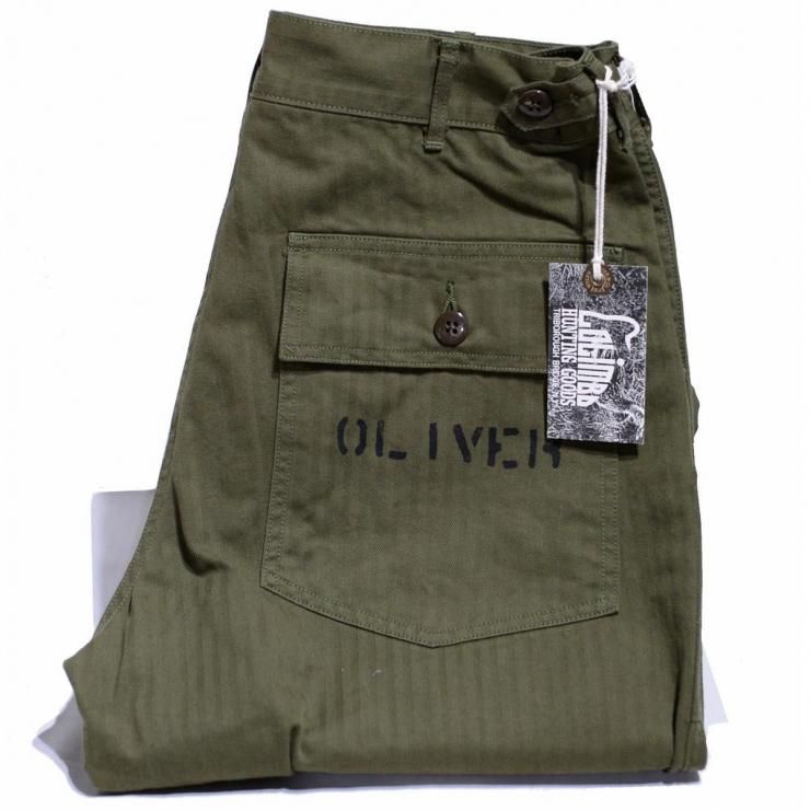Colimbo ZA-0207 50'S ARMY UTILITY TROUSERS CUSTOM 