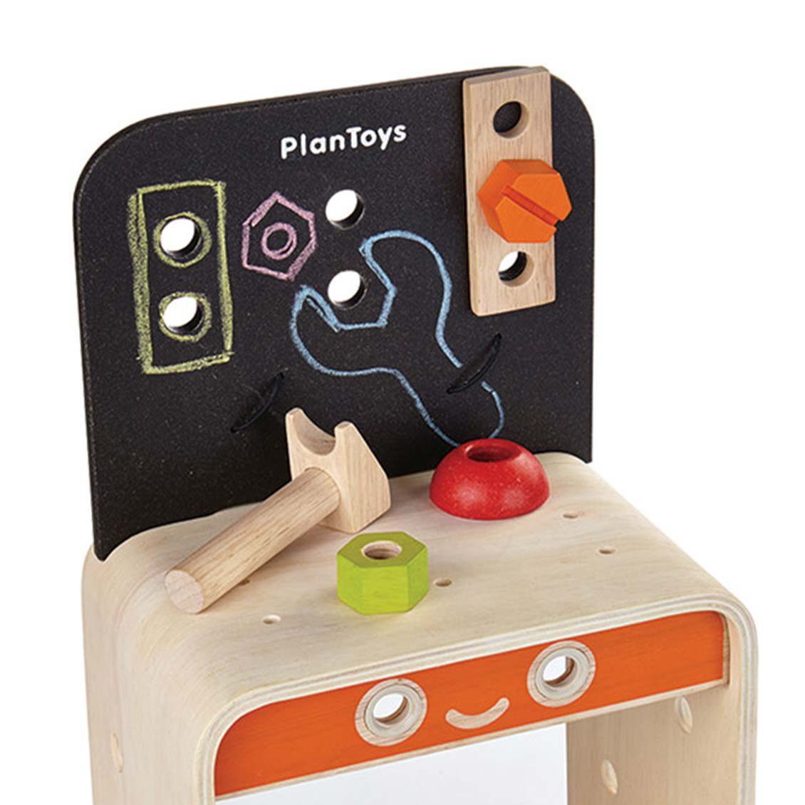 ［3歳-］木のワークベンチ〈組み立てるおもちゃ〉PLANTOYS｜3歳のおもちゃ・知育玩具通販 STUDY PARK