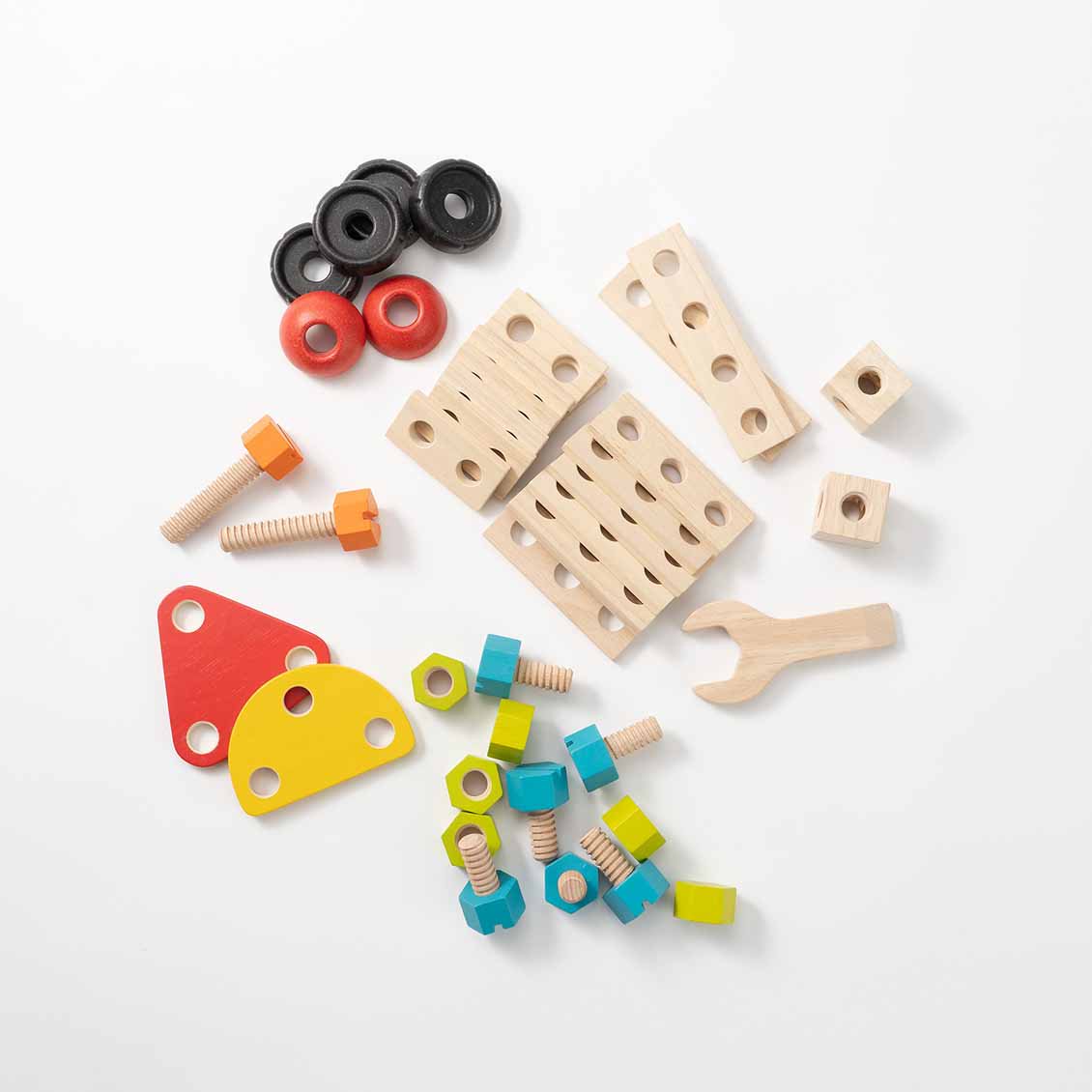 ［2歳半-］コンストラクションセット40〈組み立てるおもちゃ〉PLANTOYS｜木のおもちゃ・知育玩具 STUDY PARK
