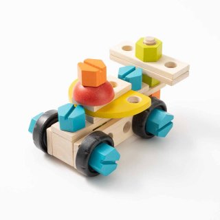 ［2歳半-］コンストラクションセット40〈組み立てるおもちゃ〉PLANTOYS