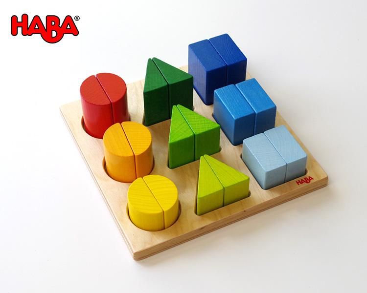 2歳半 型はめボード ベーシック 型はめパズル Haba 木のおもちゃ 知育玩具 Study Park