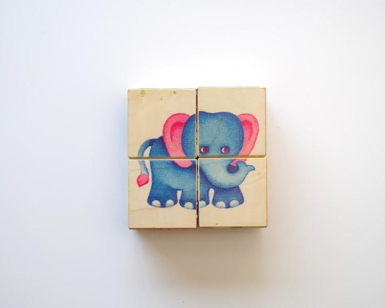 3歳-］六面体パズル・動物園〈絵合わせパズル〉SELECTA｜3歳の