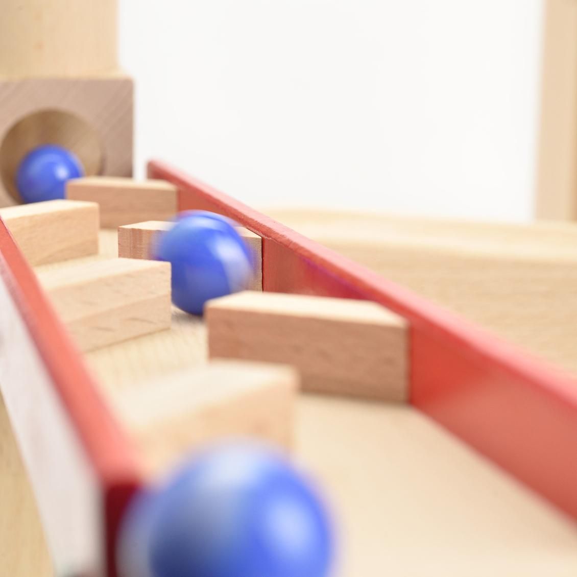 3歳 組立てクーゲルバーン 積み木 玉転がし Haba 木のおもちゃ 知育玩具 Study Park