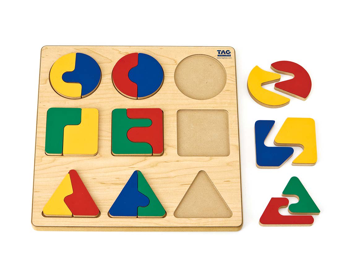 3歳-］複雑な分割関係を学ぶパズル〈はめこみパズル〉TAG｜3歳のおもちゃ・知育玩具通販　STUDY　PARK