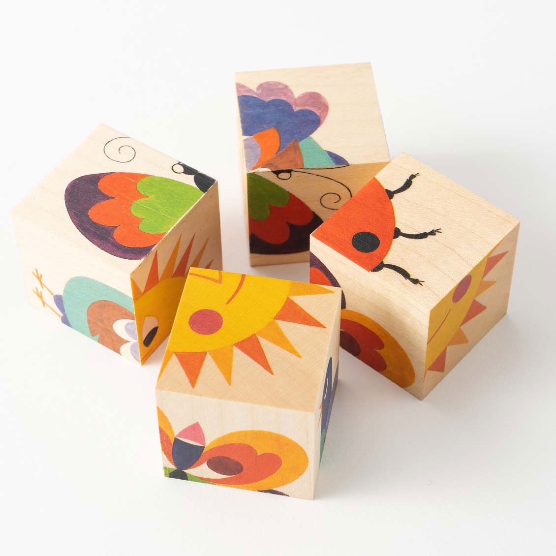 ［3歳-］六面体パズル ナチュラル〈キューブパズル〉 Atelier Fischer｜木のおもちゃ・知育玩具 STUDY PARK