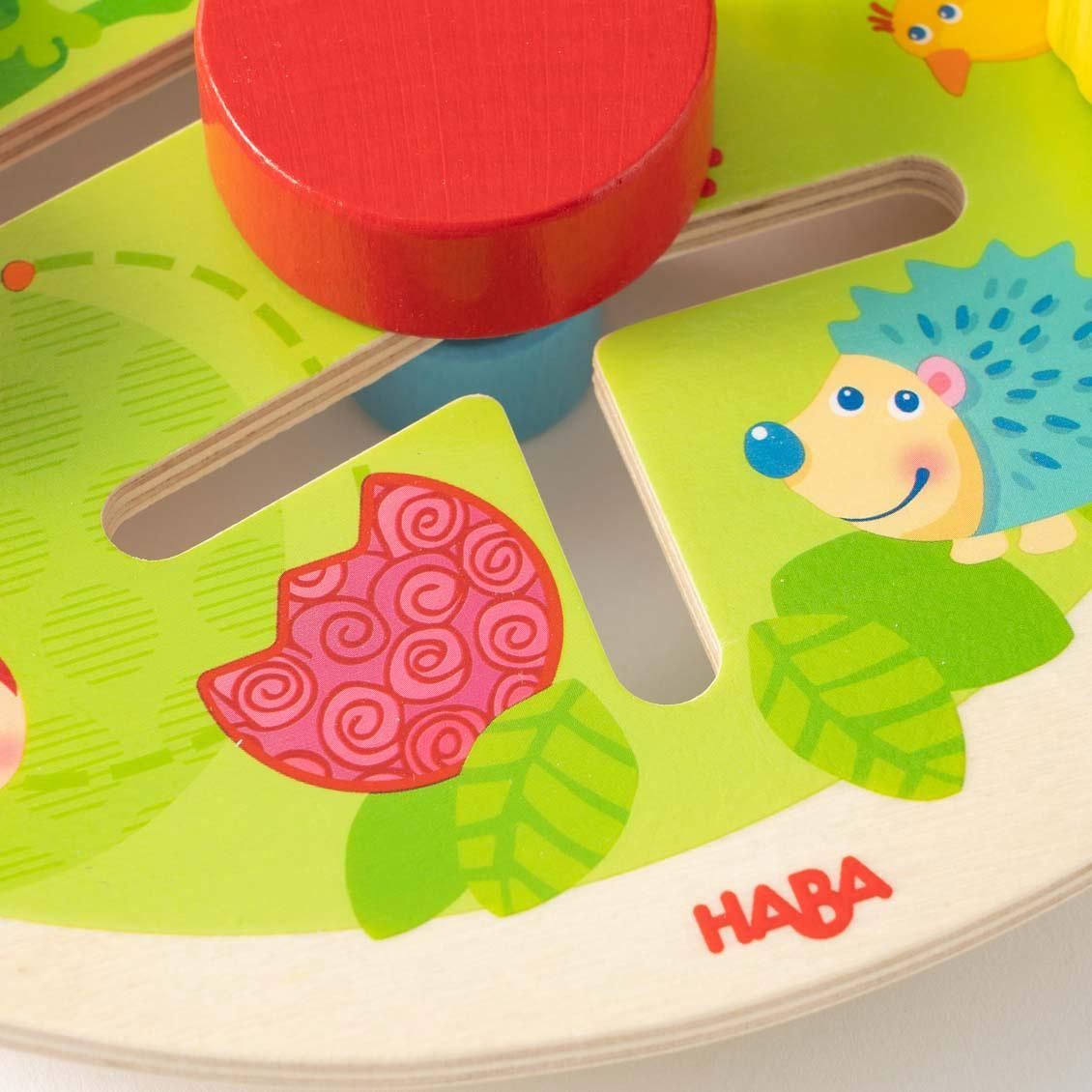 1歳-］スライドボード・フラワー〈つまむおもちゃ〉HABA｜1歳の