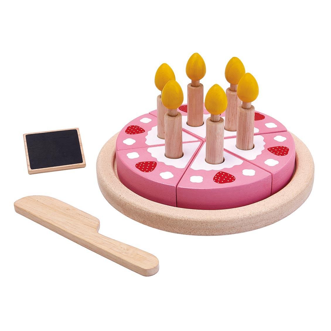 2歳 バースデーケーキセット ままごとキッチン Plantoys 木のおもちゃ 知育玩具 Study Park