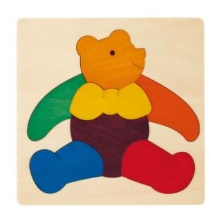 ［2歳-］カラフルパズル・くま〈はめこみパズル〉George Luck