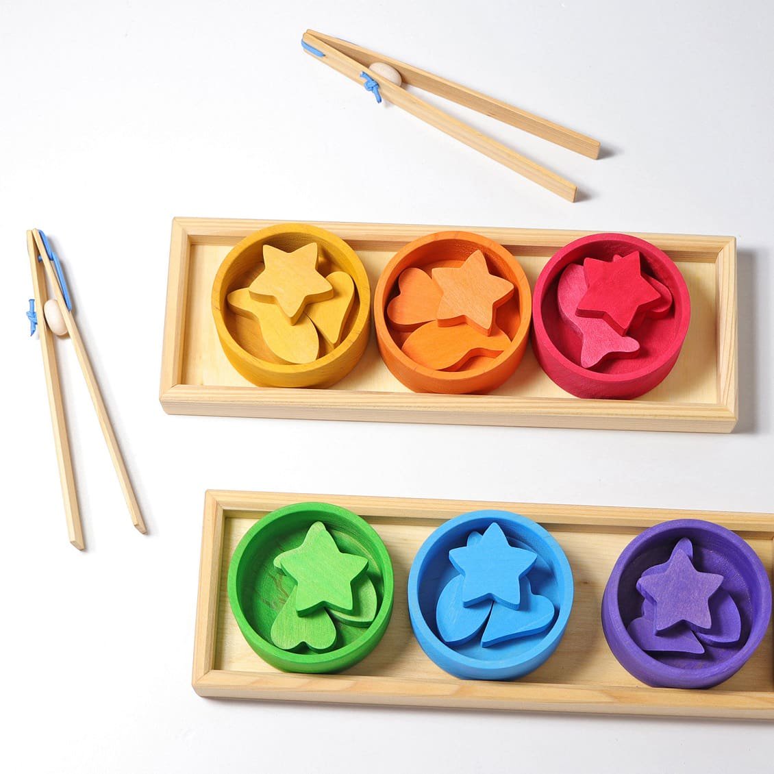 ［1歳-］虹のソーティングシェイプ〈ままごとキッチン〉Grimms｜1歳のおもちゃ・知育玩具通販 STUDY PARK