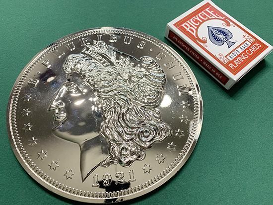 Jumbo 7 Morgan Chrome Dollar（クロームメッキ・スーパー