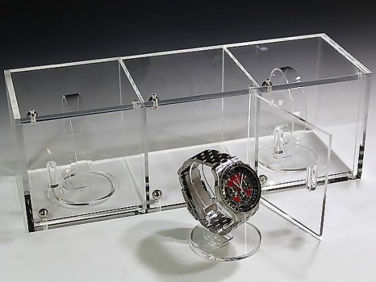 腕時計ショーケース（時計スタンド３個セット）　【腕時計ケース】【アクリルケース】【腕時計ディスプレイ】