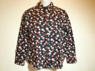 衣櫻　「麻の葉×桜」和柄長袖シャツ
