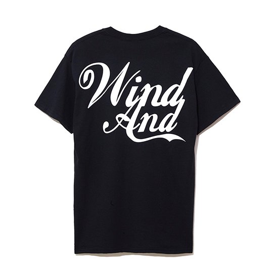 WIND AND SEA GLITTER ロゴ  両面プリント Tシャツ
