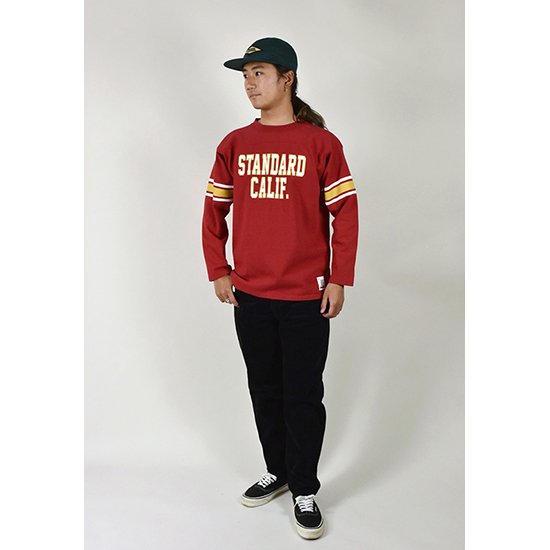 SD Heavyweight Football Long Sleeve T STANDARD CALIFORNIA