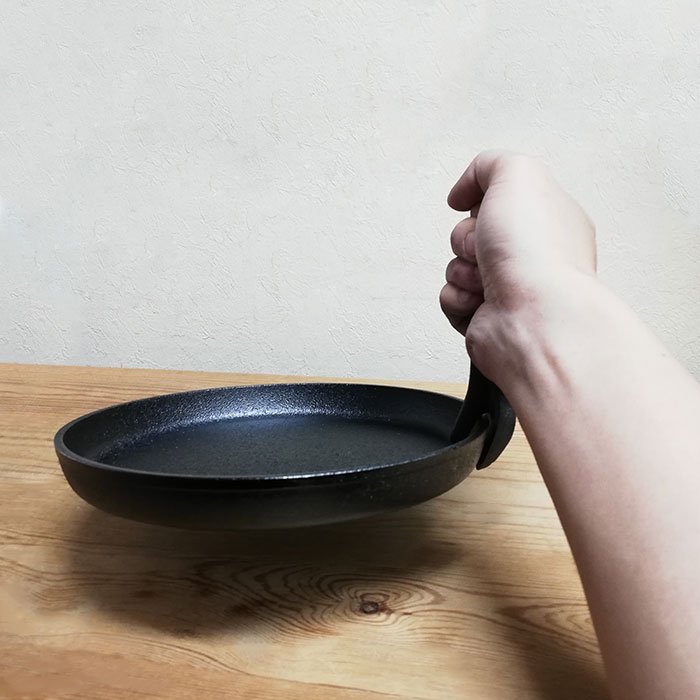 丸型ステーキ皿 IH対応 鉄製