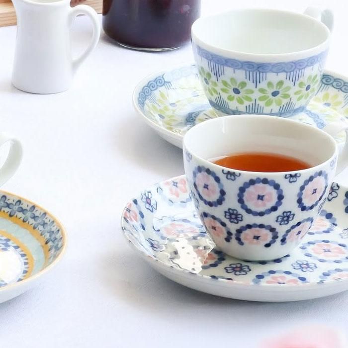 ポタリーフィールド コーヒー碗皿 4客揃