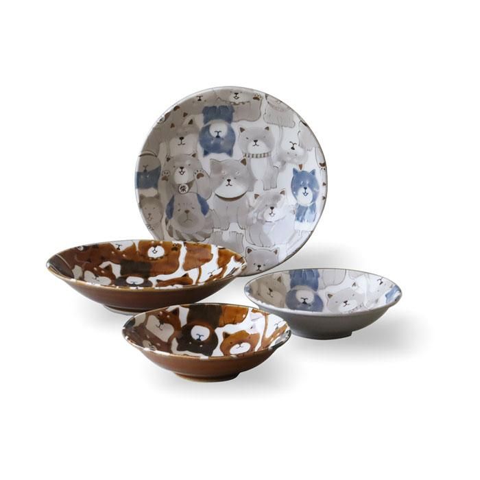 わんわん 銀色のお皿 わんわんジャパン ペアペアセット