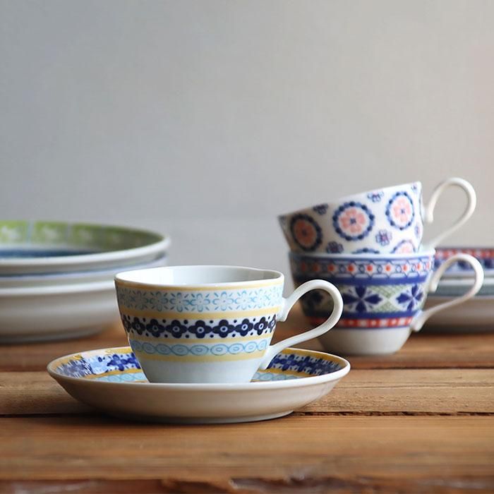 ポタリーフィールド コーヒー碗皿 4客揃