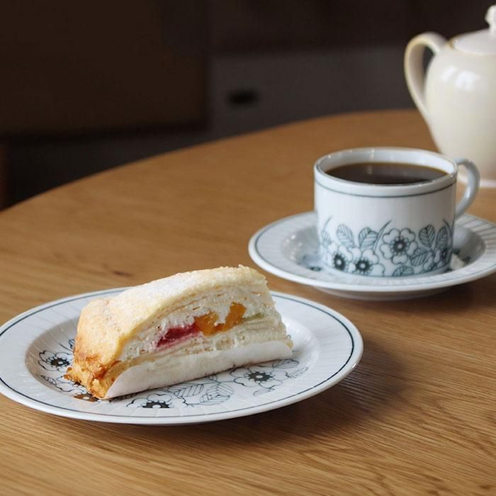 Antico Flower アンティコフラワー トリオケーキプレート