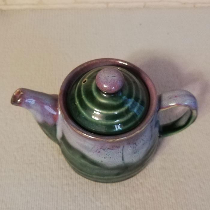 シンシャ・グレーズ 和ポット茶器揃 緑釉辰砂