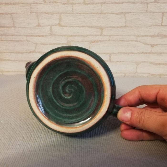 茶器 シンシャ・グレーズ 和ポット茶器揃 緑釉辰砂