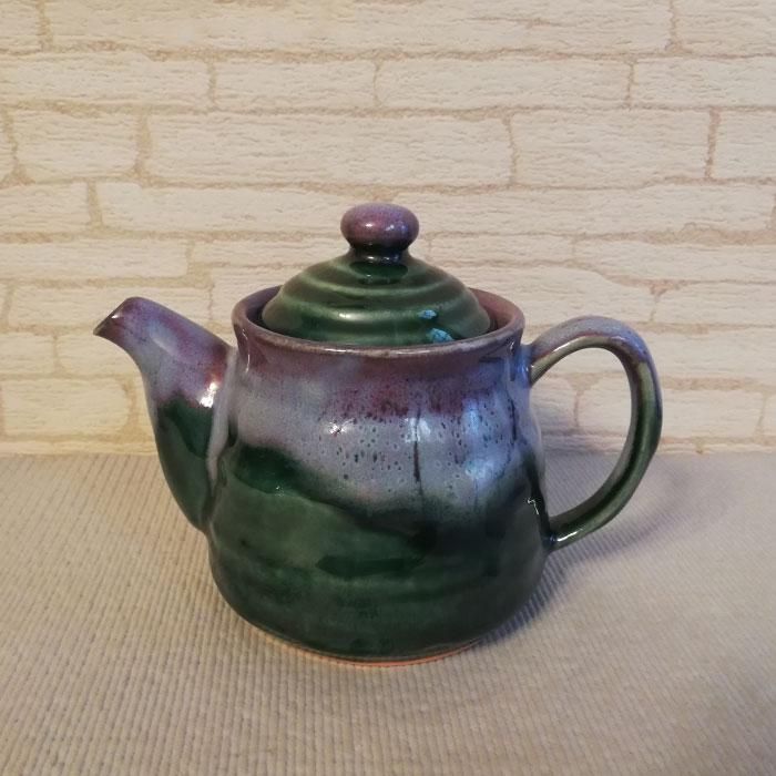 シンシャ・グレーズ 和ポット茶器揃 緑釉辰砂