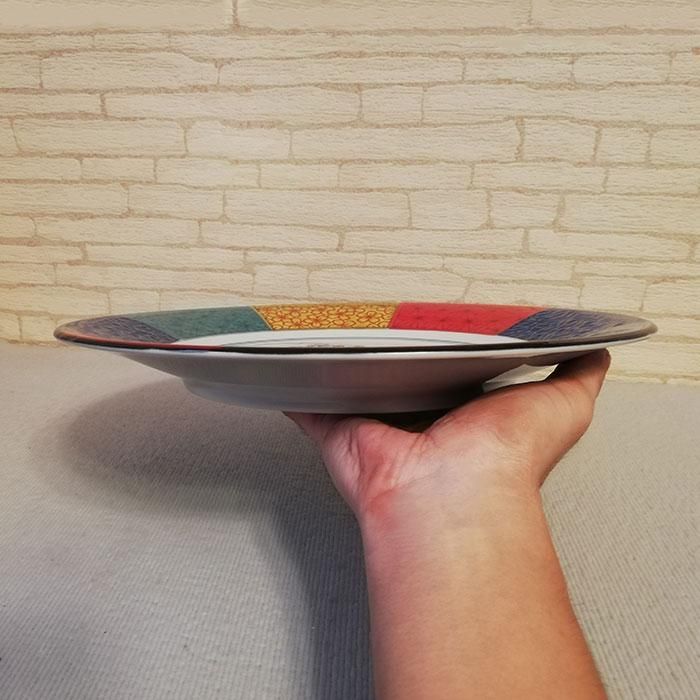 Shonzui 祥瑞 大皿 波富士 色絵