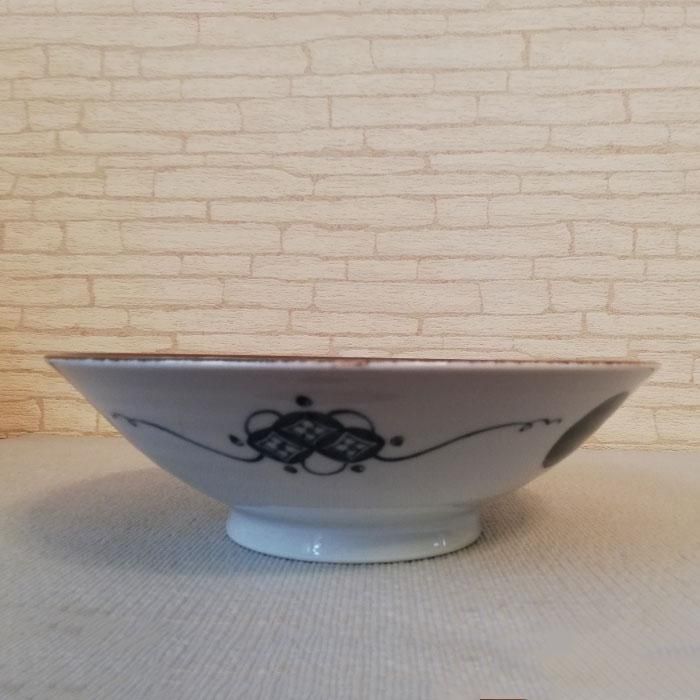 Shonzui 祥瑞 サラダめん鉢 瓔珞紋 色絵