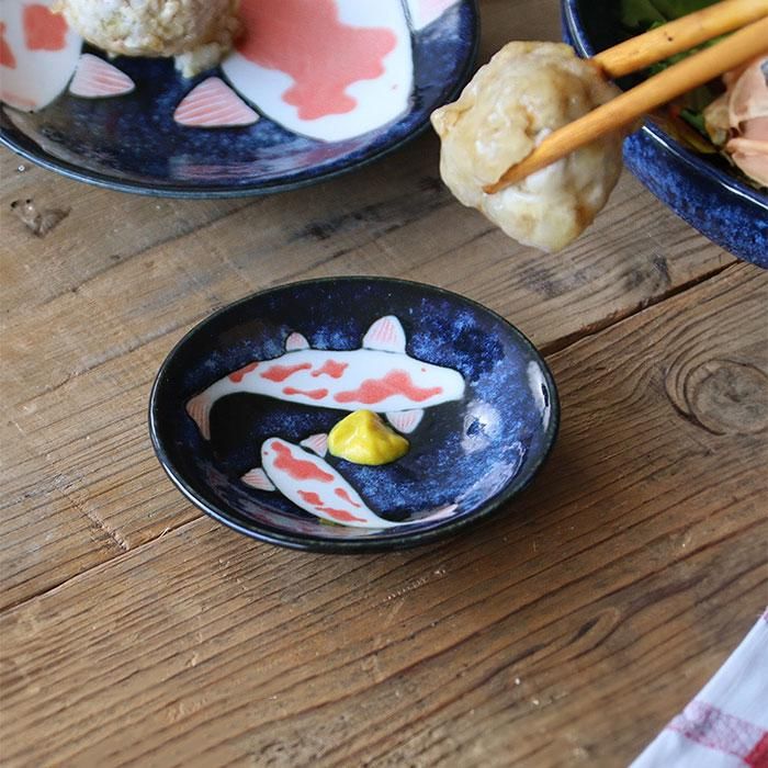 鯉の大皿と中皿のセット 楽天市場】【取寄品】 錦鯉 スモールボウル 6ヶセット小鉢 小皿