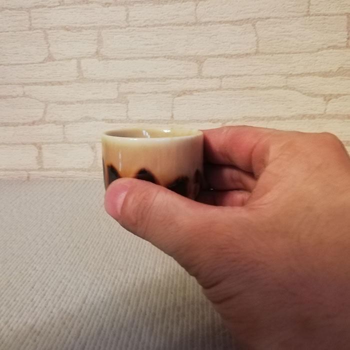 黄彩釉 酒器揃