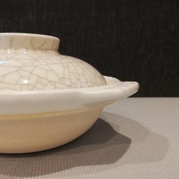 萬古焼 一人鍋セット 貫入