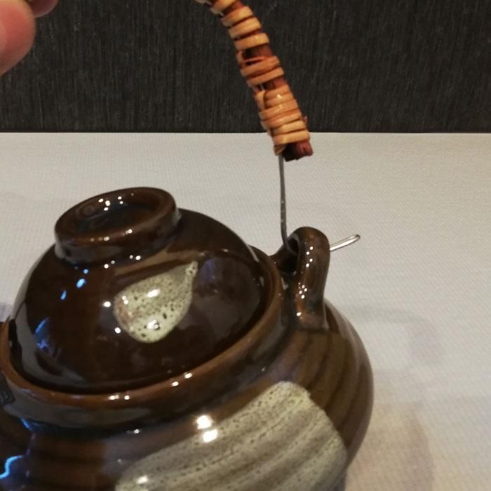 織部土瓶むし　土瓶蒸し 平形織部 土瓶むし