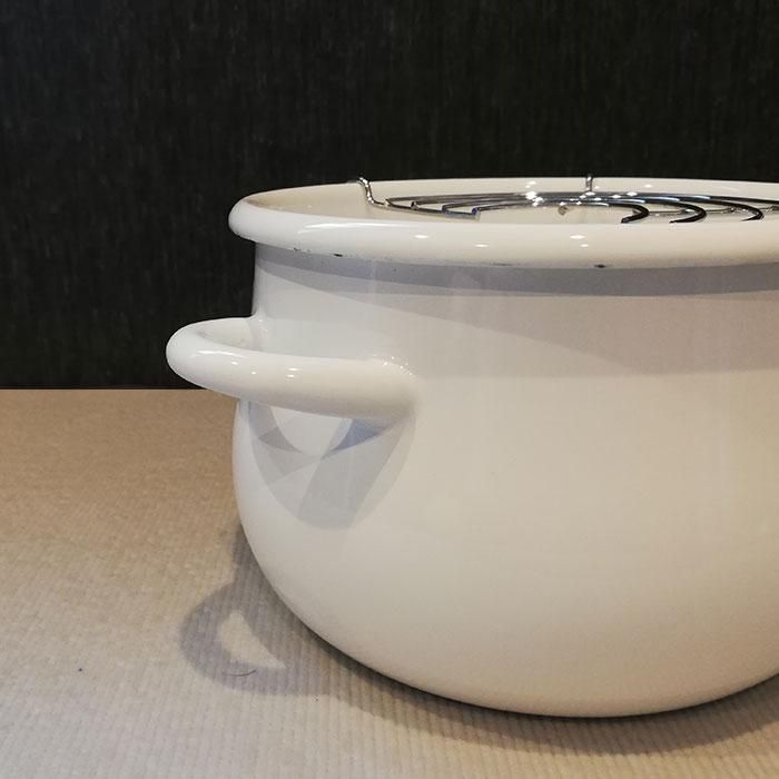 プチクック ホーロー天ぷら鍋 16cm