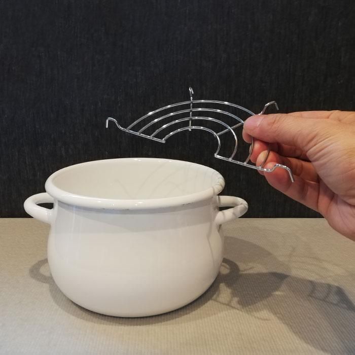 プチクック ホーロー天ぷら鍋 16cm