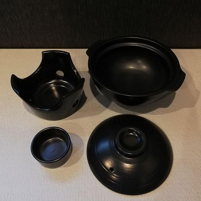 和ごころ懐石 陶器製 いろり鍋コンロ付セット 和ごころ懐石 陶器製 いろり鍋コンロ付セット
