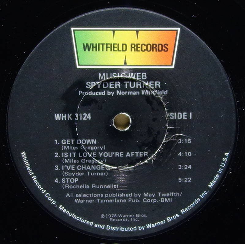 Spyder Turner - Music Web - Vinylian - Vintage Vinyl Record Shop