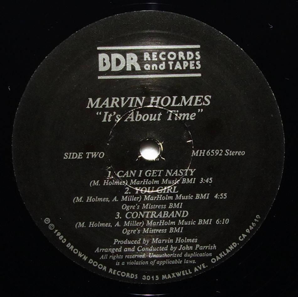 LP Marvin Holmes – It's About Time