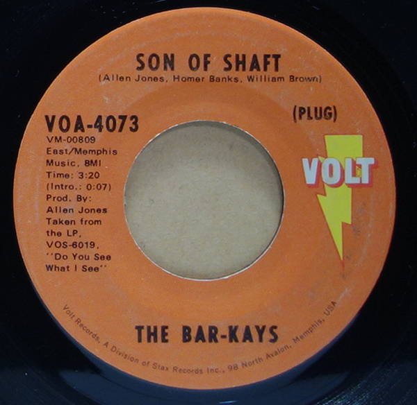 The Bar-Kays - Son Of Shaft / Sang And Dance