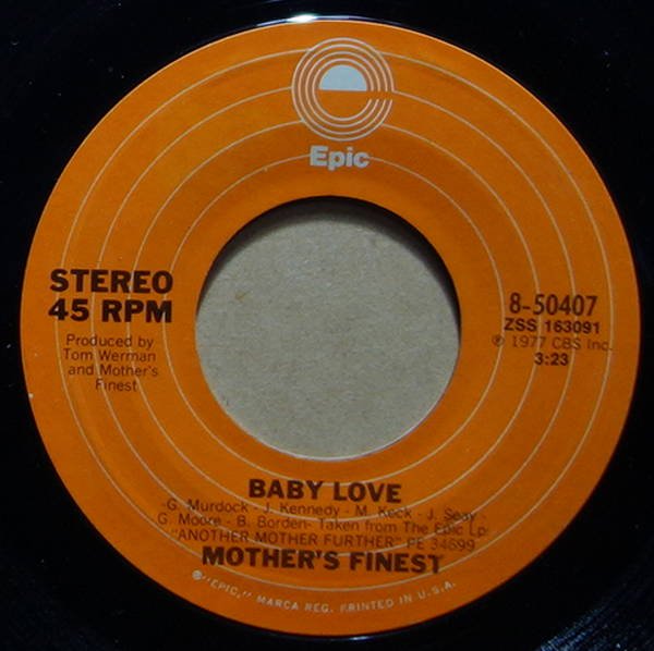 Mother's Finest - Baby Love / Hard Rock Lover