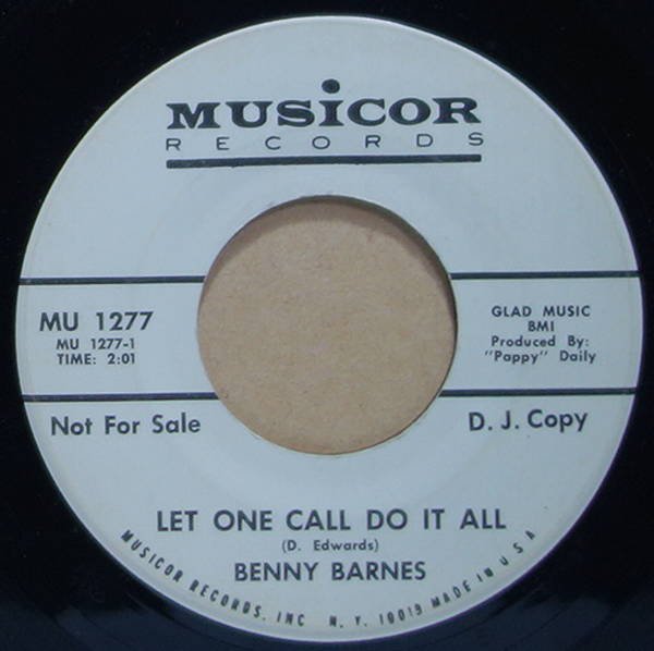 Benny Barnes - Let One Call Do It All / Rosanna Martin