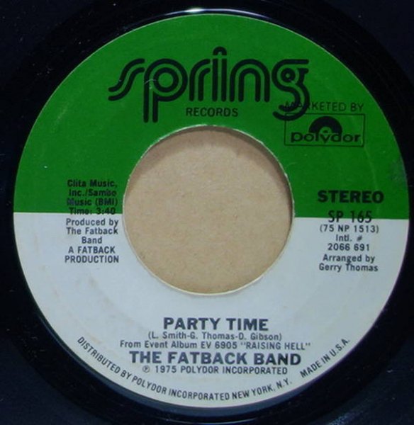 The Fatback Band - Party Time / Groovy Kind Of Day